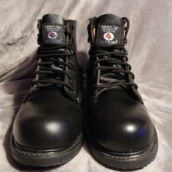 Carolina Steel Toe Oil Resistant Leather Men's Work Boots Sz 8 - Picture 4 of 10